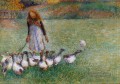 wenig Gänsemagd 1886 Camille Pissarro